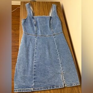 Denim Mini Dress - Size Large